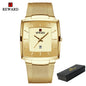 Fashion Blue Men'S Watches 2023 New Top Luxury Brand Watch Men Business Waterproof Stainless Steel Quartz Wristwatch