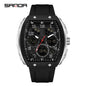 Men Sports Digital Wrist Watches for Male Clock Dual Display Man Tonneau Watches Chronograph Luminous Silicone Band Dropship