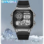 Digital Watches Men Sports Luminous Multifunction Waterproof Chrono Wristwatch Outdoor and Running Student Seven Lights