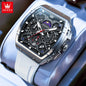 2942 Men'S Watch Hollow Out Watches Quartz Watch Waterproof Luminous Watches for Men Stylish Design with Silicone Strap